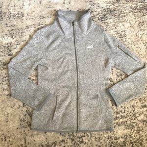Old Navy Active Zip Up in Speckled Gray